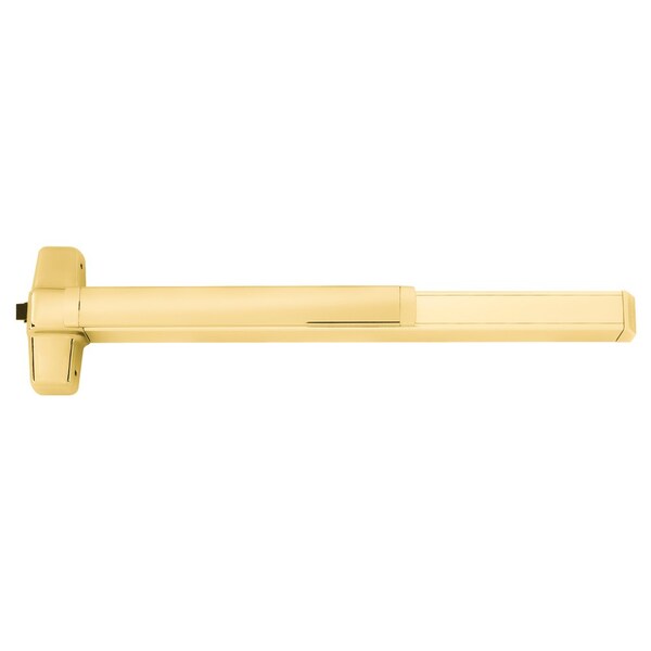 Grade 1 Rim Exit Device, 48-in, Night Latch, Less Dogging, Motorized Latch Retraction, Cylinder Only